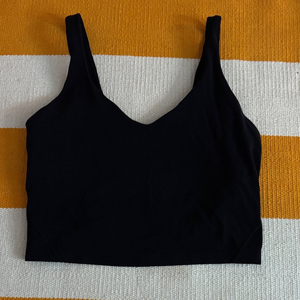 Lululemon Athletica Black Crop Top